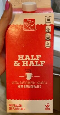 Grade A Half Half And Ultra-Pasteurized