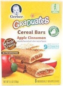 Graduates for toddlers apple cinnamon cereal bar