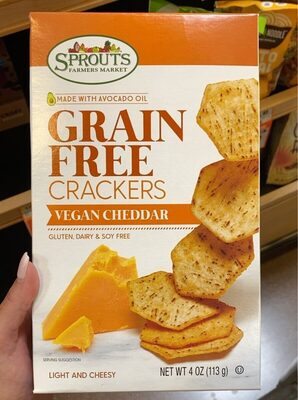 Grain free crackers