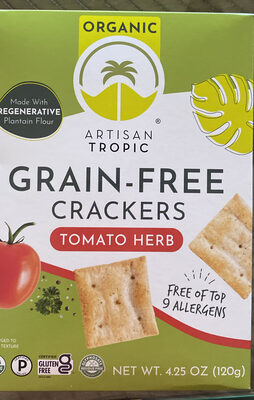 Grain-Free Crackers Tomato Herb