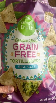 Grain free tortilla chips(Sea Salt)
