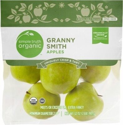 Granny smith apples pouch