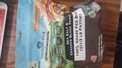 Grass Fed Beef 1/3 LB patties