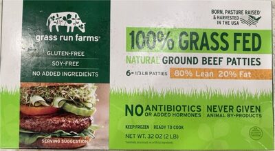 Grass Fed Beef Patties