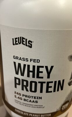 Grass fed whey protein chocolate peanut butter