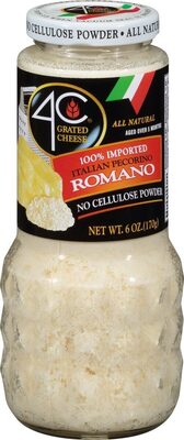 Grated Italian Pecorino Romano Cheese