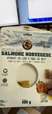 Gravad Lax Salmone Norvegese