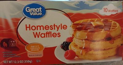 Great value, homestyle waffles