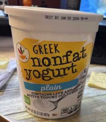 Greek nonfat yogurt