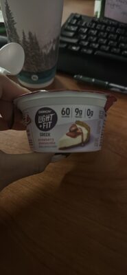 Greek strawberry cheesecake