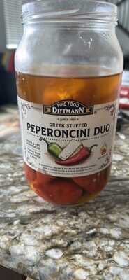 Greek Stuffed Peperoncini Duo