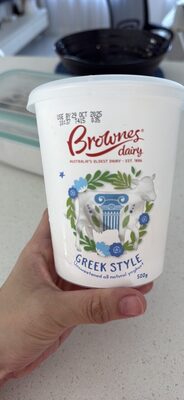 Greek Style Unsweetened all natural yoghurt