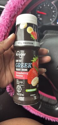 Greek Yogurt Drink Strawberry Banana