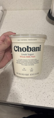 Greek Yogurt Whole Milk Plain