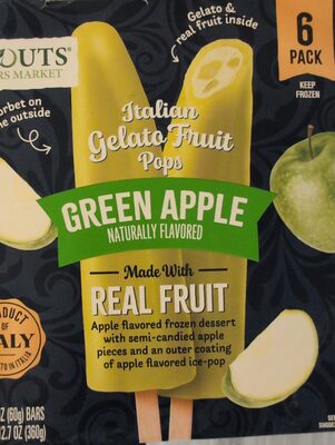 Green Apple Gelato Fruit Pop