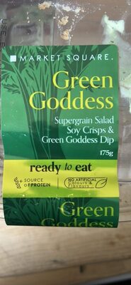 Green Goddess Supergrain Salad Soy Crisps & Green Goddess Dip