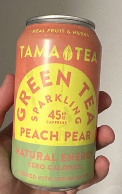 Green Tea Sparkling Peach Pear