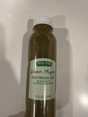 Green Thyme Cold Pressed Juice