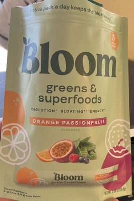 Greens And Super Foods Orange Passionfruit