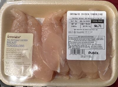 Greenwise Chicken Tenderloins