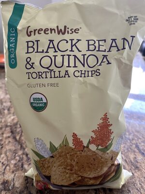 Greenwise organic black bean & quinoa tortilla chips