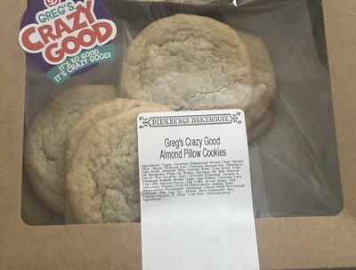 Greg’s Crazy Good Almond Pillow Cookies