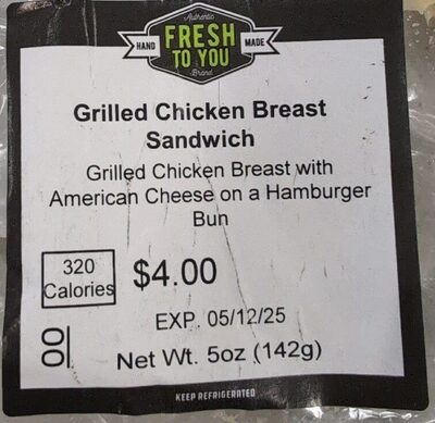 Grilled Chicken Breast Sandwich