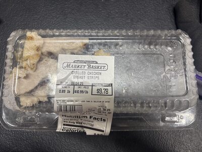 Grilled Chicken Breast Strips