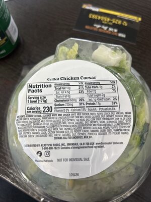 Grilled chicken Ceasar