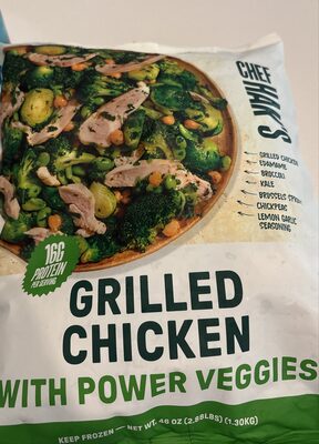 Grilled chicken with power veggies