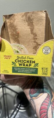 Grilled Pesto Chicken Wrap W/o Pesto