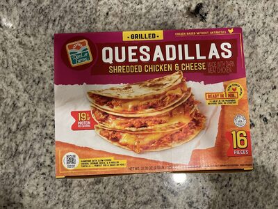 Grilled Quesadilla shredded Chicken And Cheese