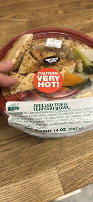 Grilled Tofu Teriyaki Bowl