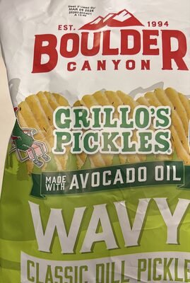 Grillo’s pickle chips