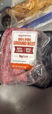 Ground Beef - 80% Lean - 20% Fat