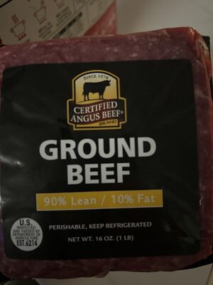 Ground Beef (90% Lean / 10% Fat)