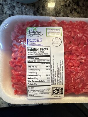 Ground Beef 92% Lean/ 8% Fat