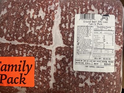 Ground Beef 93% Lean