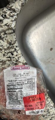 GROUND BEEF 93% LEAN, 7% FAT