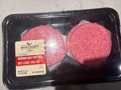 Ground Beef Patties 80/20