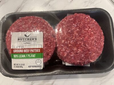 Ground Beef Patties 93/7