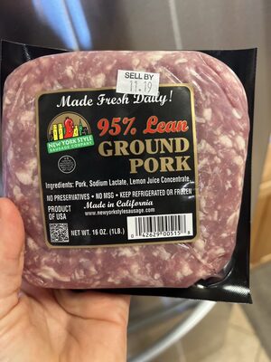 Ground Pork 95%