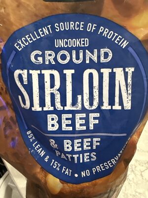Ground Sirloin Beef Patty