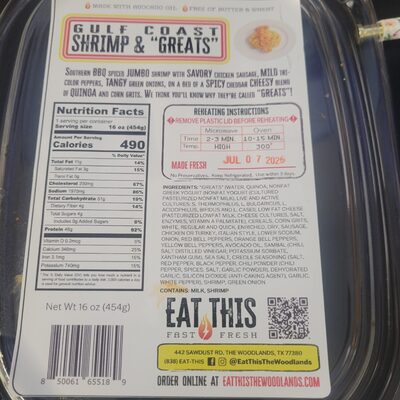 Gulf Cost Shrimp N Greats