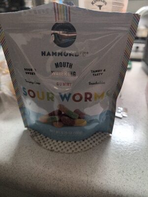 Gummi Sour Worms