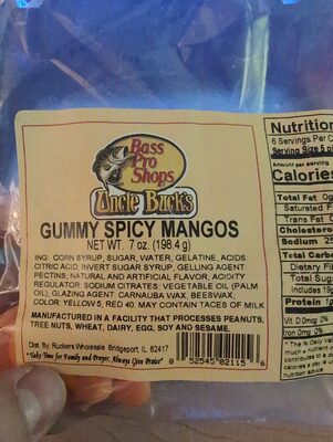 Gummy Spicy Mangos
