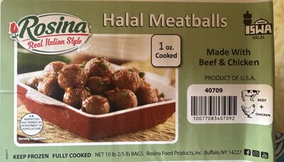 Halal Meatballs w/ Beef & Chicken