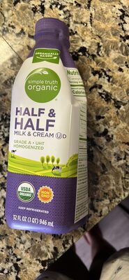 Half & Half Milk & Cream
