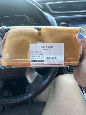 Ham And Swiss Sub