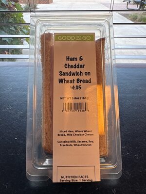 Ham & Cheddar On Wheat Bread